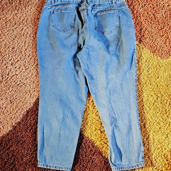 Vintage 80s Zippered Jeans Size 14 - Picture 2 of 11